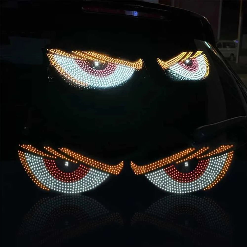 Mirksintis VELNIO AKYS LED skydelis automobiliams, sunkvežimiams, sedanams, visureigių priekinio stiklo langams