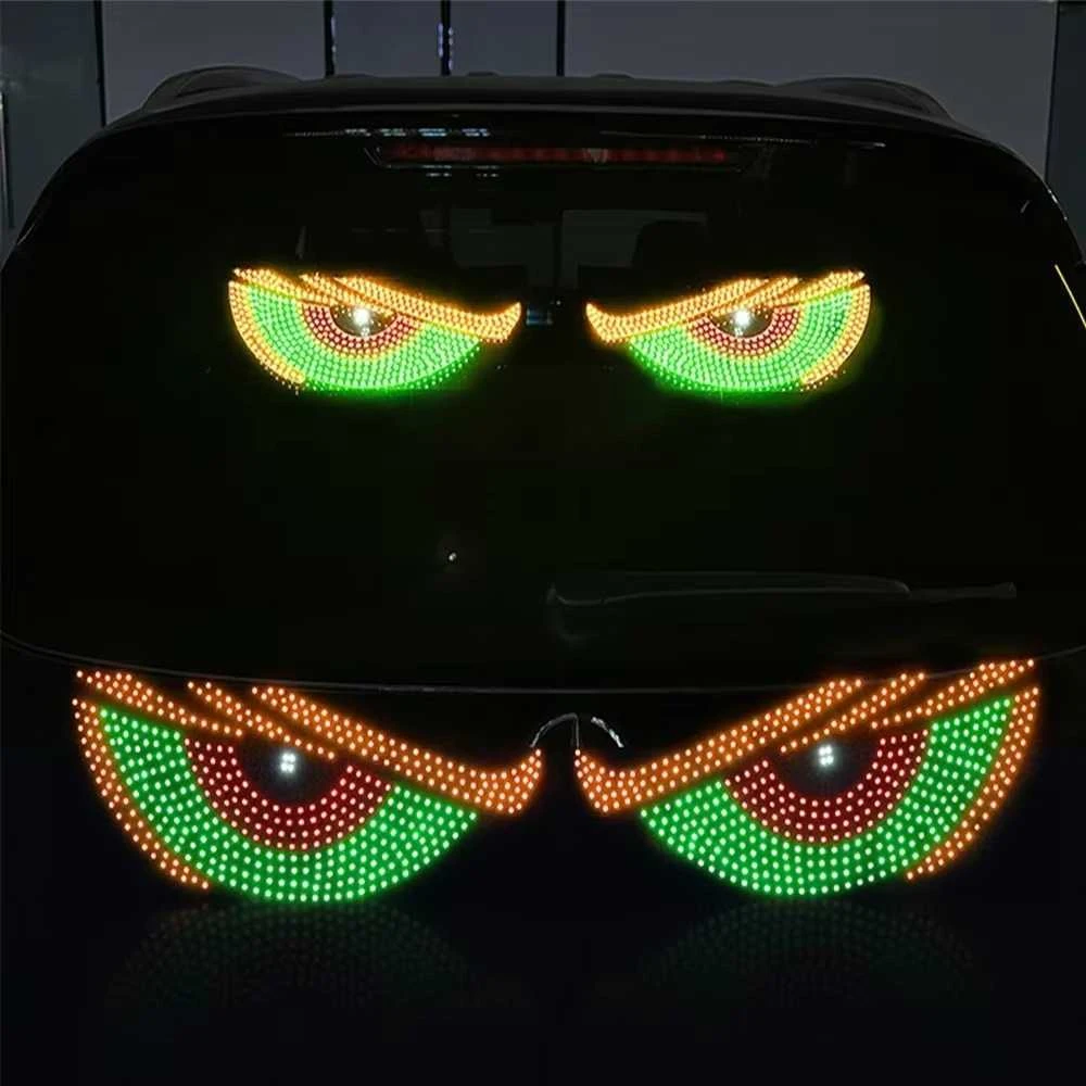 Mirksintis VELNIO AKYS LED skydelis automobiliams, sunkvežimiams, sedanams, visureigių priekinio stiklo langams