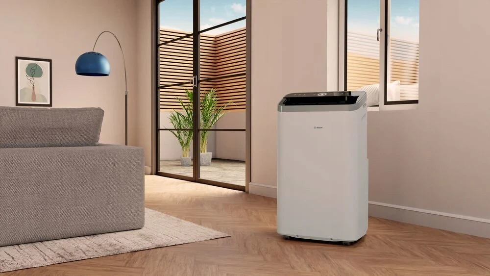 Mobilus oro kondicionierius „Bosch Cool 5100“ | tinka kambariams iki 115 m³ | baltos spalvos