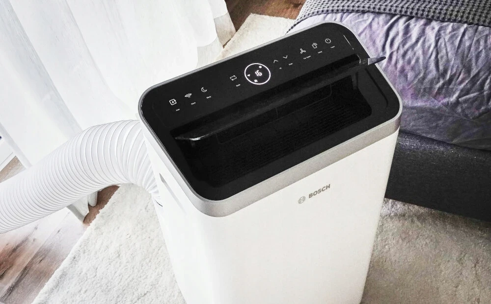 Mobilus oro kondicionierius „Bosch Cool 5100“ | tinka kambariams iki 115 m³ | baltos spalvos