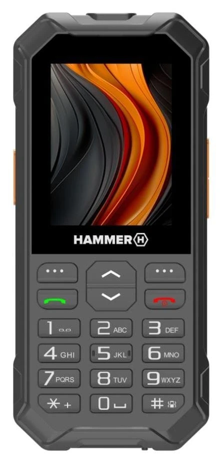 Mobilusis telefonas MyPhone Hammer 6 LTE, 2,4", 48MB, 240x320 px, juodas
