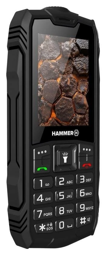 Mobilusis telefonas MyPhone Hammer Rock LTE, 2,4", 48/128MB, juodas