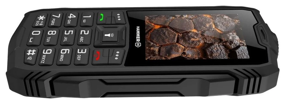 Mobilusis telefonas MyPhone Hammer Rock LTE, 2,4", 48/128MB, juodas