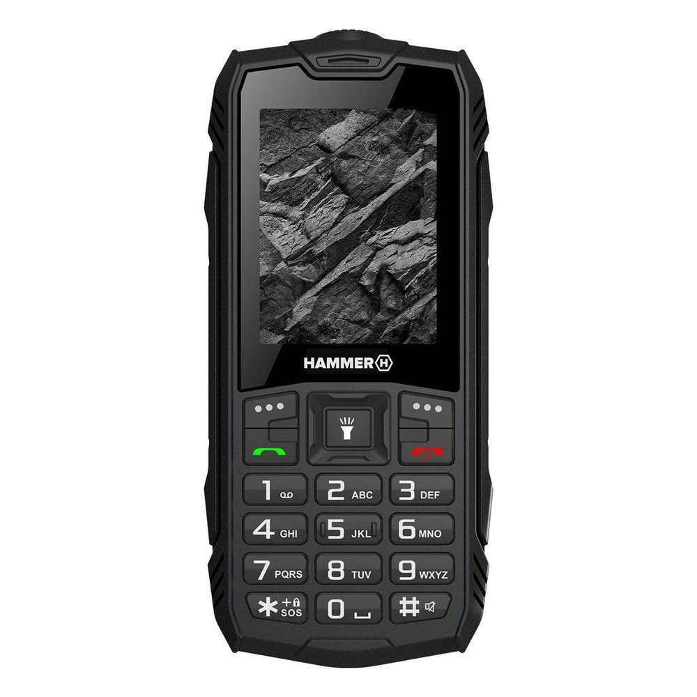 Mobilusis telefonas MyPhone Hammer Rock, 2,4", 32MB, 240x320 px, juodas