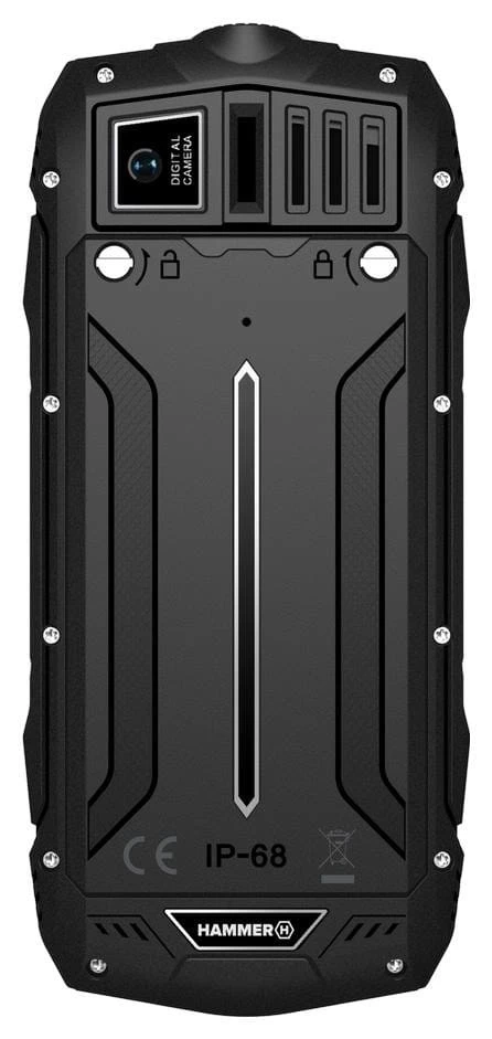 Mobilusis telefonas MyPhone Hammer Rock LTE, 2,4", 48/128MB, juodas