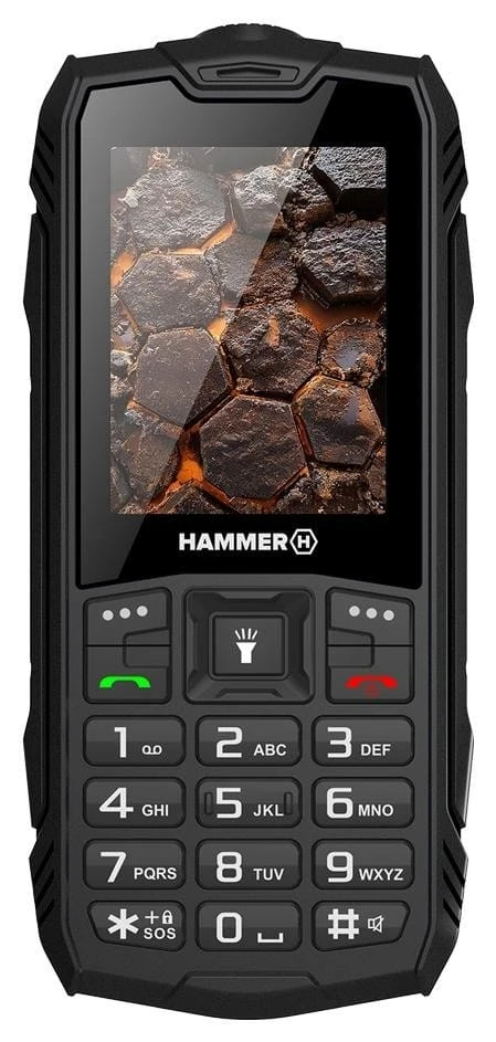 Mobilusis telefonas MyPhone Hammer Rock LTE, 2,4", 48/128MB, juodas