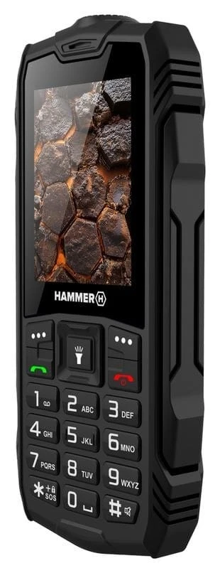 Mobilusis telefonas MyPhone Hammer Rock LTE, 2,4", 48/128MB, juodas
