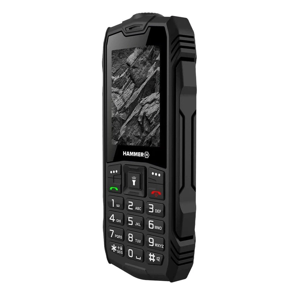Mobilusis telefonas MyPhone Hammer Rock, 2,4", 32MB, 240x320 px, juodas