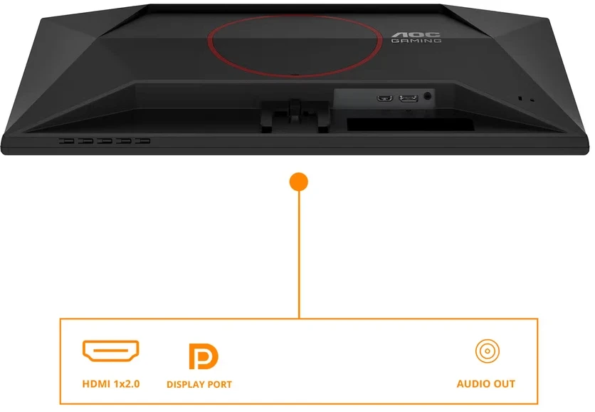Monitorius AOC | 25G42E | 25 " | IPS | FHD | 16:9 | 180 Hz | 1 ms | 1920 x 1080 pikselių | 300 cd/m² | HDMI jungtis x1