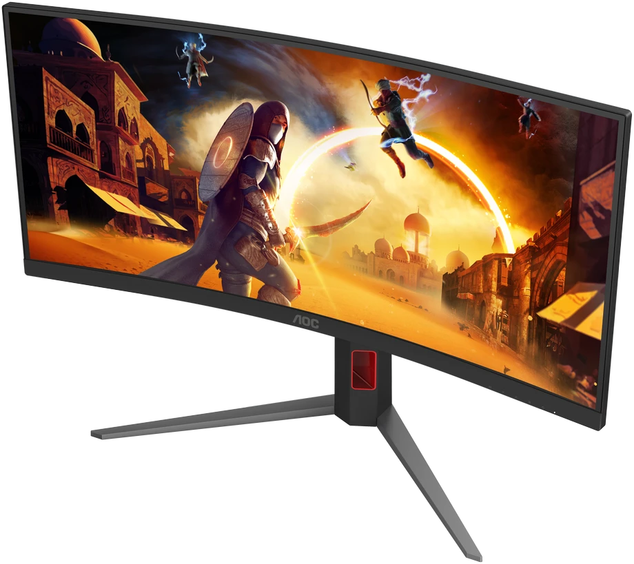 Žaidimų monitorius AOC CU34G4 / Curved / Fast VA | UWQHD | 21:9 | 180 Hz | 1 ms | 3440 x 1440 pikselių | 300 cd/m²