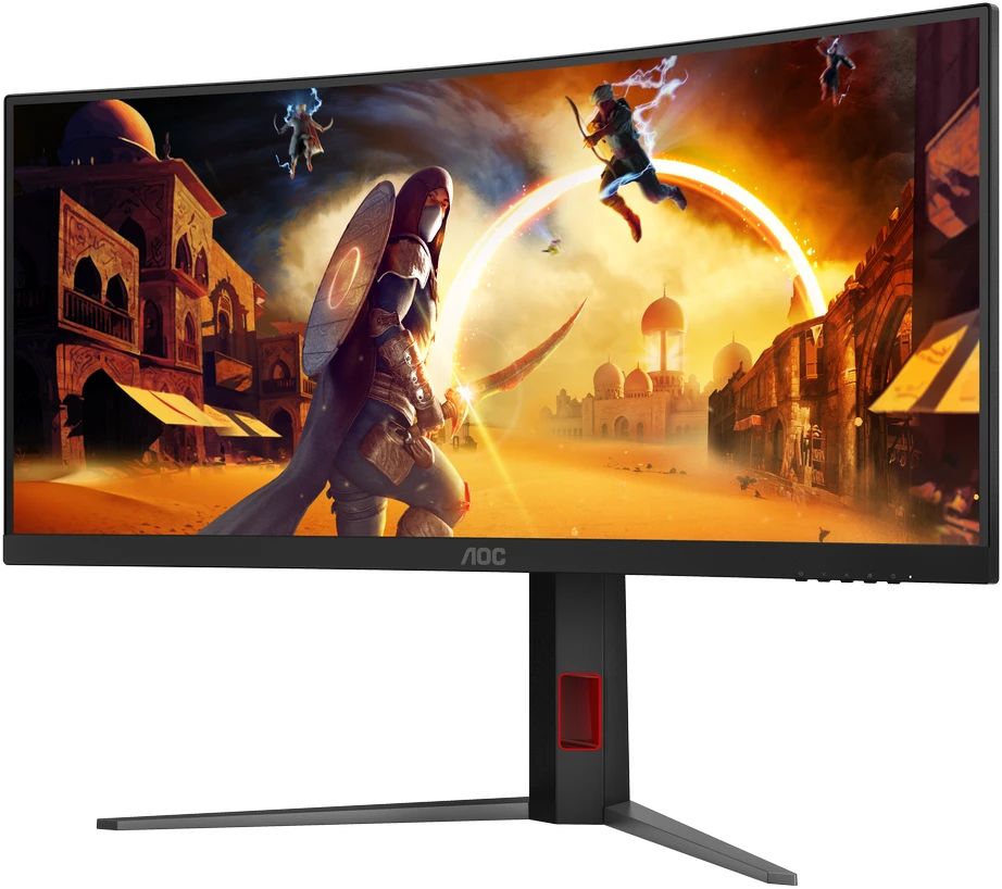 Žaidimų monitorius AOC CU34G4 / Curved / Fast VA | UWQHD | 21:9 | 180 Hz | 1 ms | 3440 x 1440 pikselių | 300 cd/m²