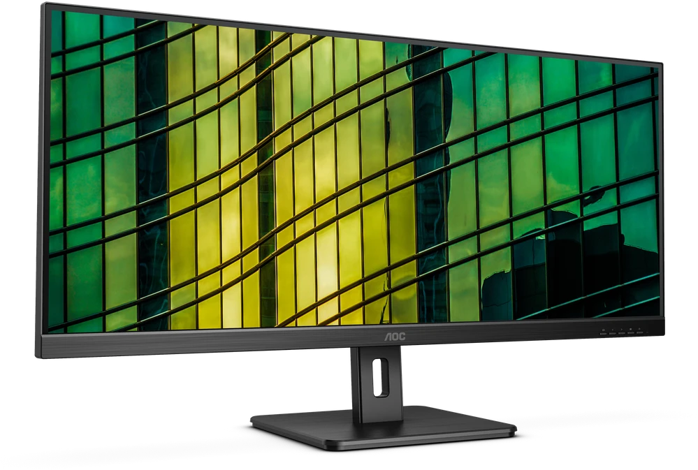 Monitorius AOC U34E2M – 34 colių | VA | WQHD | 21:9 | 100 Hz | 3440 x 1440 pikselių | juodos spalvos aprašymas - Prekės nuotrauka