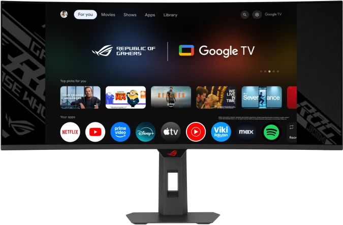 Monitorius ASUS ROG Strix QD-OLED XG34WCDMTG | 34" WQHD | 240 Hz | Adaptive Sync (Pažeista pakuotė)