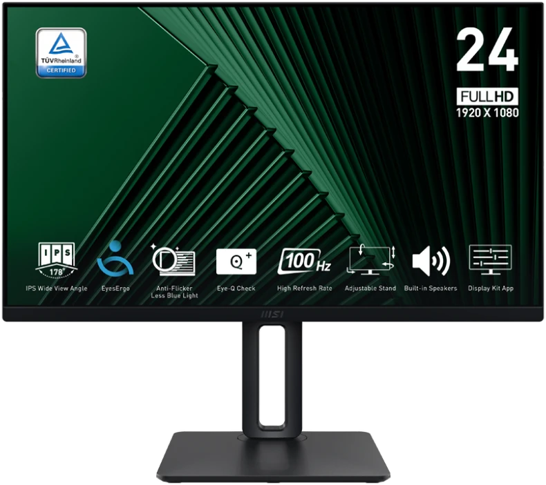 Monitorius MSI PRO MP245PG - 24" | IPS | Full HD | 1 ms | 100 Hz