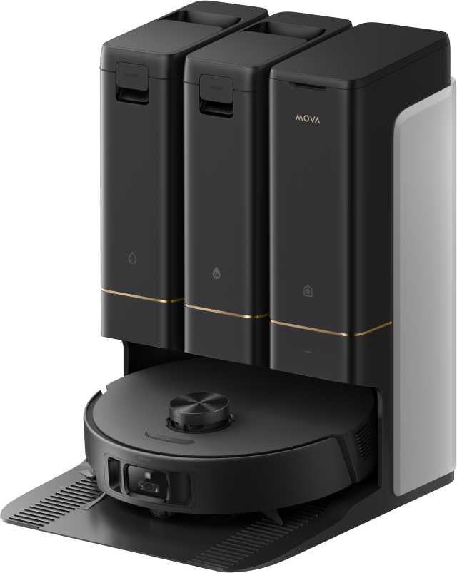 Dulkių siurblys - robotas Mova Z50 Ultra, Juodas