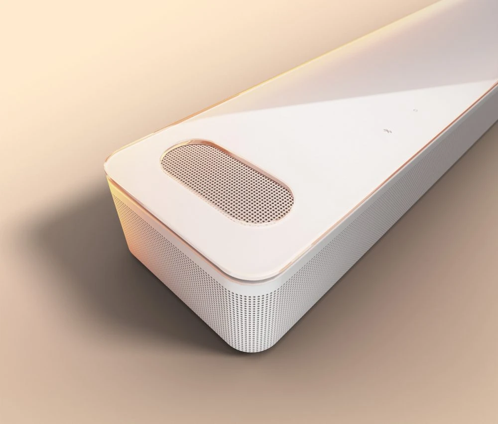 Namų kino sistema Bose Smart Ultra Soundbar, baltos spalvos