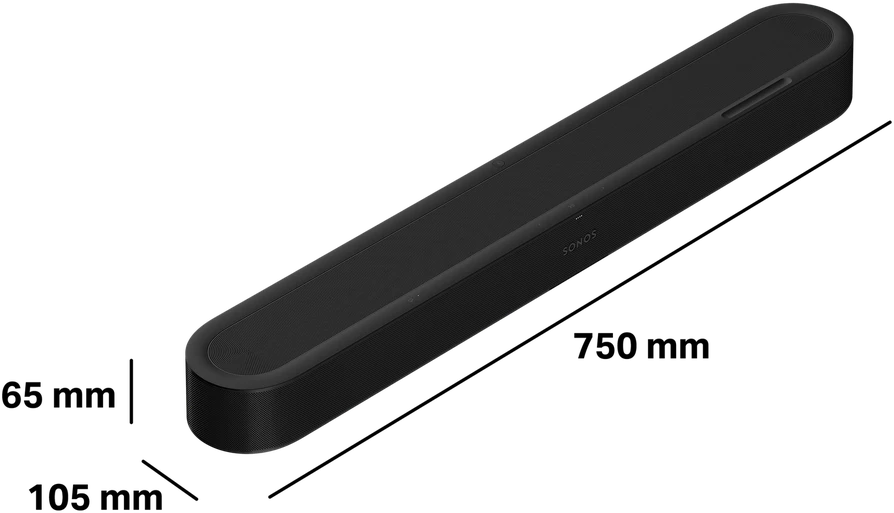 Garso sistema „Sonos Beam Ultra“ su „Dolby Atmos“, juodos spalvos