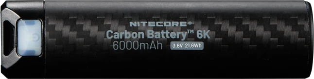 Nitecore Carbon Battery 6K Išorinė baterija, 6000 mAh, 10 W, USB-C, IP68