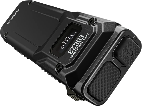 Nitecore EDC23 Žibintuvėlis, 2500 lm, iki 280 m, OLED ekranas, 1500 mAh, USB-C, IP54