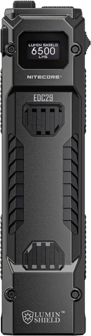 Nitecore EDC29 Žibintuvėlis, 6500 lm, iki 400 m, OLED ekranas, 2500 mAh, USB-C, IP54