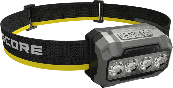 Nitecore HA23 UHE Prožektorius ant galvos, 600 lm, 132 m, 3 spalvų temperatūros, 3 × AAA, IP68