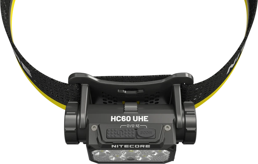 Nitecore HC60 UHE Prožektorius ant galvos, 1600 lm, 157 m, 4000 mAh, USB-C, IP68
