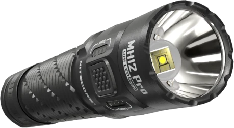 Nitecore MH12 Pro įkraunamas LED žibintuvėlis, 3300 lm, 505 m, USB-C, 5300 mAh, IP68