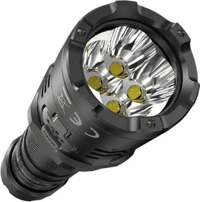 Nitecore P20iX Taktinis žibintuvėlis, 4000 lm, iki 221 m, 5000 mAh, USB-C, IP68