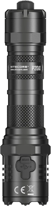 Nitecore P20iX Taktinis žibintuvėlis, 4000 lm, iki 221 m, 5000 mAh, USB-C, IP68