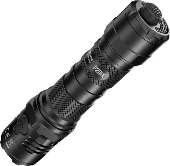 Nitecore P20iX Taktinis žibintuvėlis, 4000 lm, iki 221 m, 5000 mAh, USB-C, IP68
