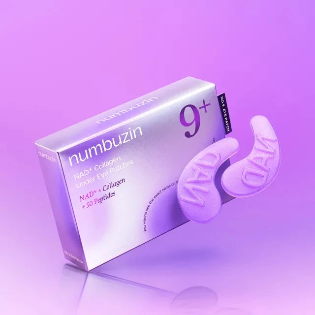 Hidrogelinės paakių kaukės Numbuzin No.9 NAD+ Collagen Under Eye Patches, 8 g (5 vnt.)