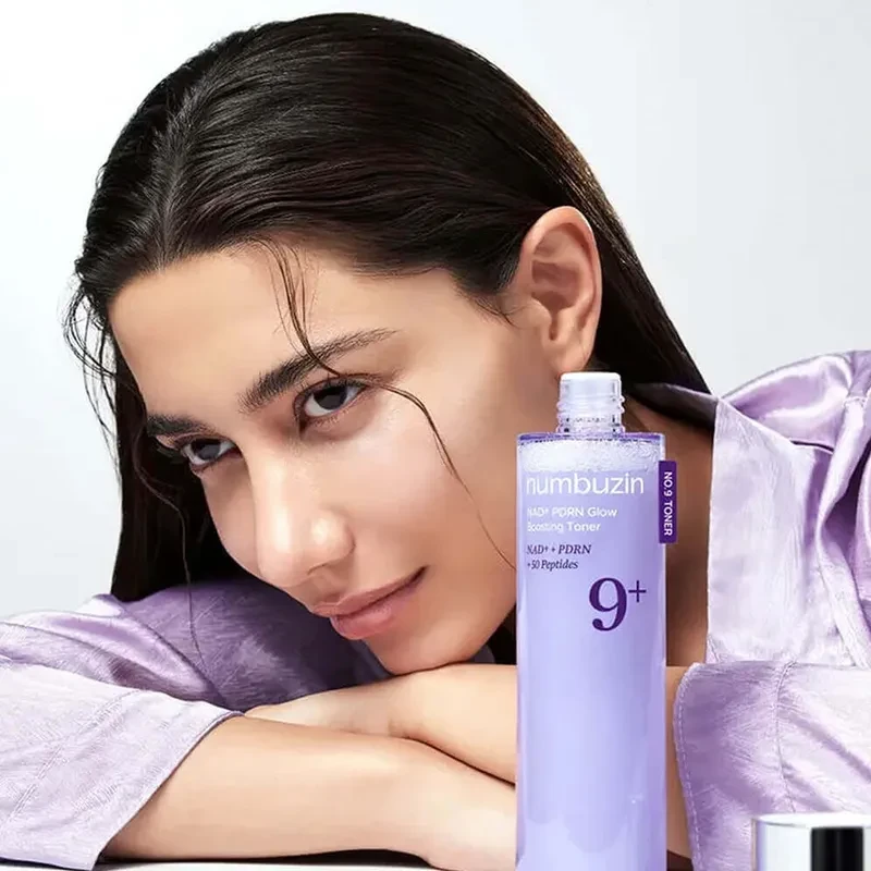 Numbuzin No.9 NAD+PDRN Glow Boosting Toner veido tonikas su PDRN ir peptidais, 150 ml