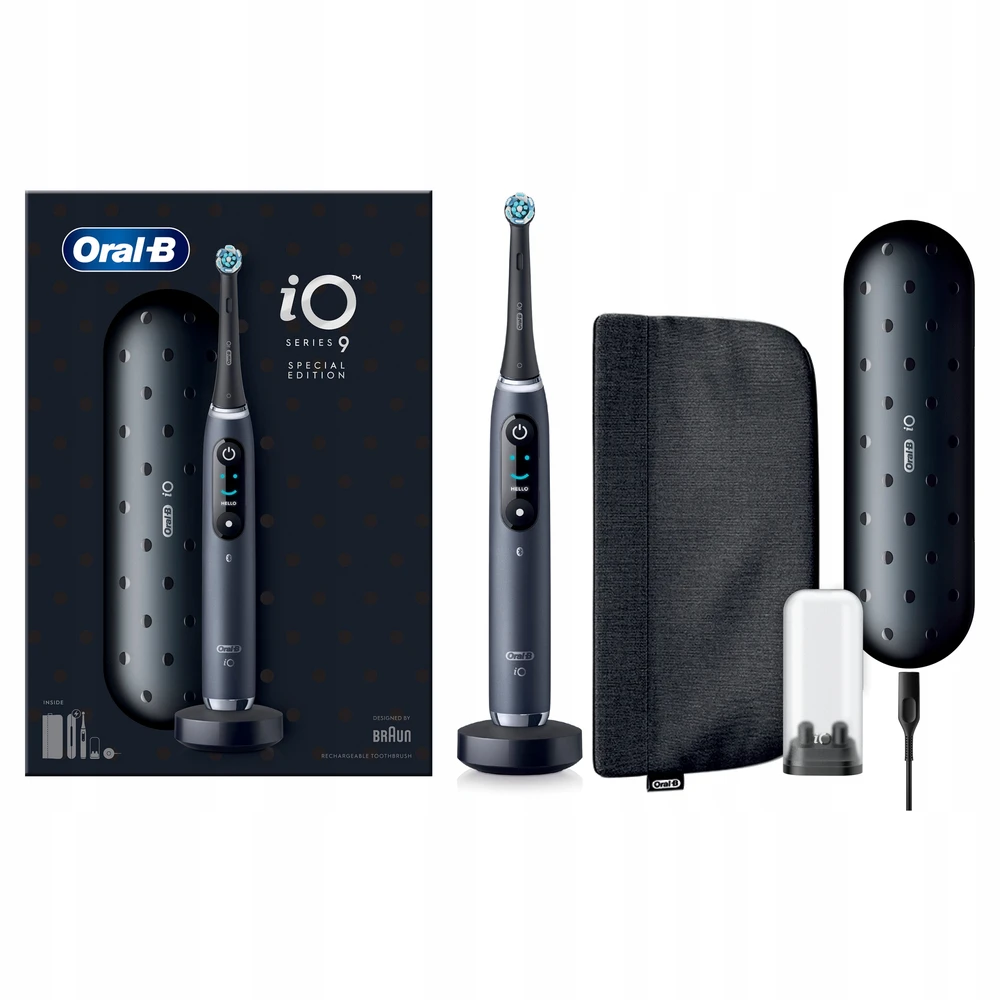 Oral-B iO Series 9 Special Edition pilnas rinkinys