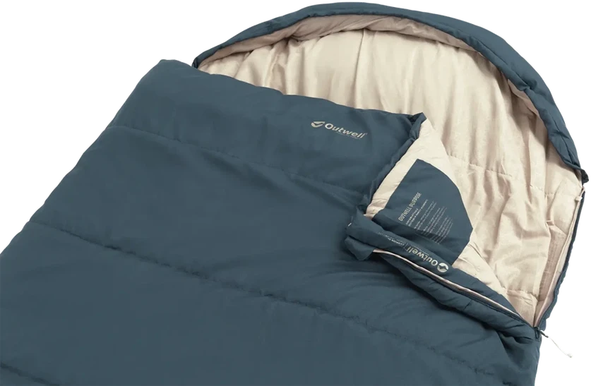 Outwell miegmaišis Campion Lux XL, 225x105cm, mėlynas, kairinis