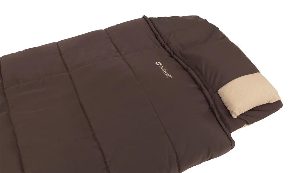 Outwell miegmaišis Contour Supreme, 220x85cm, rudas, kairinis