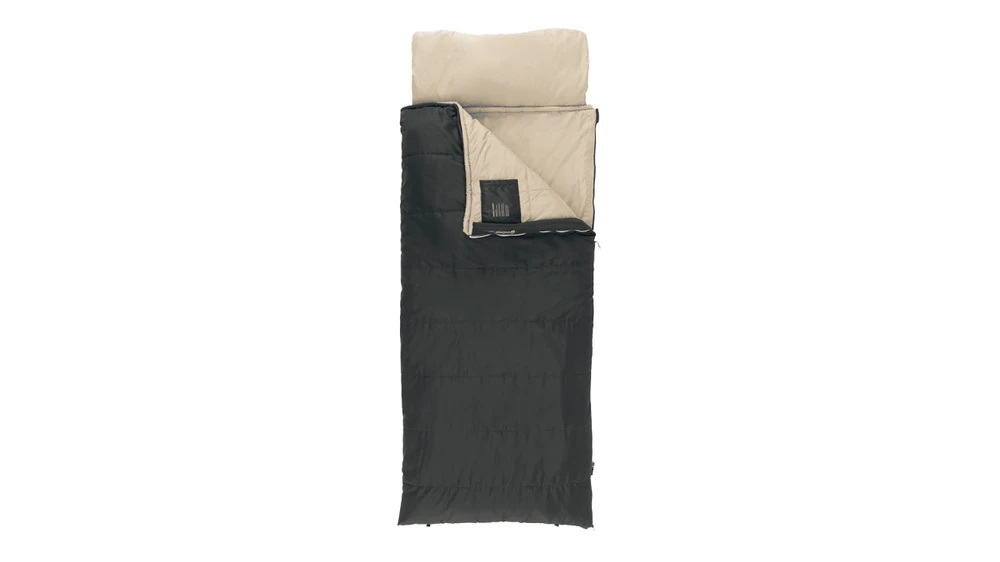 Outwell stačiakampis miegmaišis Contour Prime, 220x85cm, tamsiai pilkas