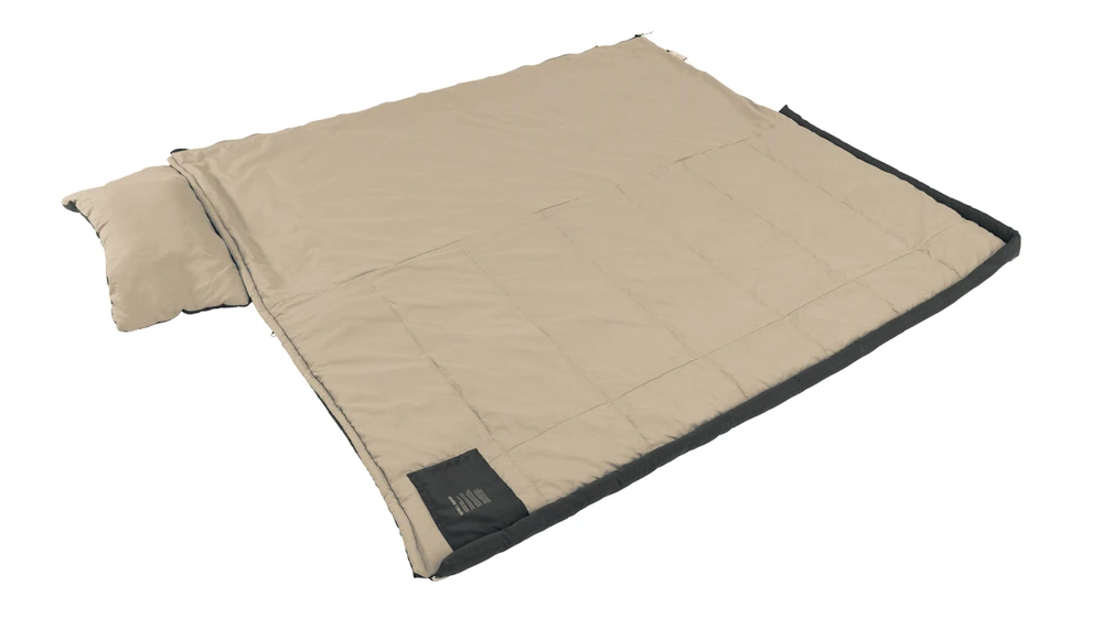 Outwell stačiakampis miegmaišis Contour Prime, 220x85cm, tamsiai pilkas