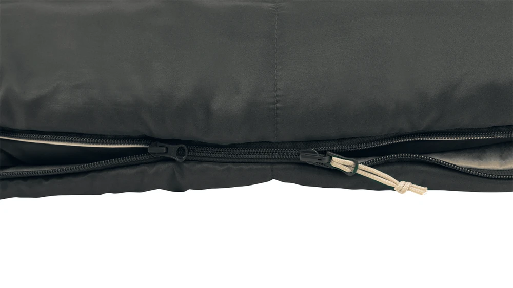 Outwell stačiakampis miegmaišis Contour Prime, 220x85cm, tamsiai pilkas