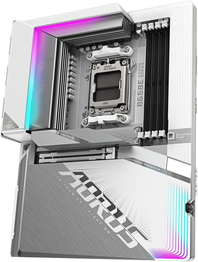 Pagrindinė plokštė GIGABYTE B650E AORUS STEALTH ICE
