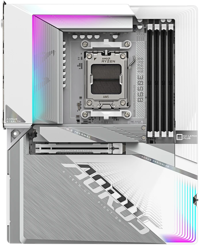 Pagrindinė plokštė GIGABYTE B650E AORUS STEALTH ICE
