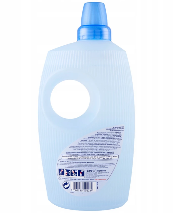 Parfumuotas lyginimo vanduo Felce Azzurra, 1L.