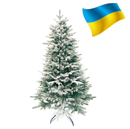 PE Kalėdų eglutė Classic 220 cm, apsnigta (210/220/GS)
