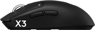 Belaidė žaidimų pelė Logitech Superstrike X3, Juoda