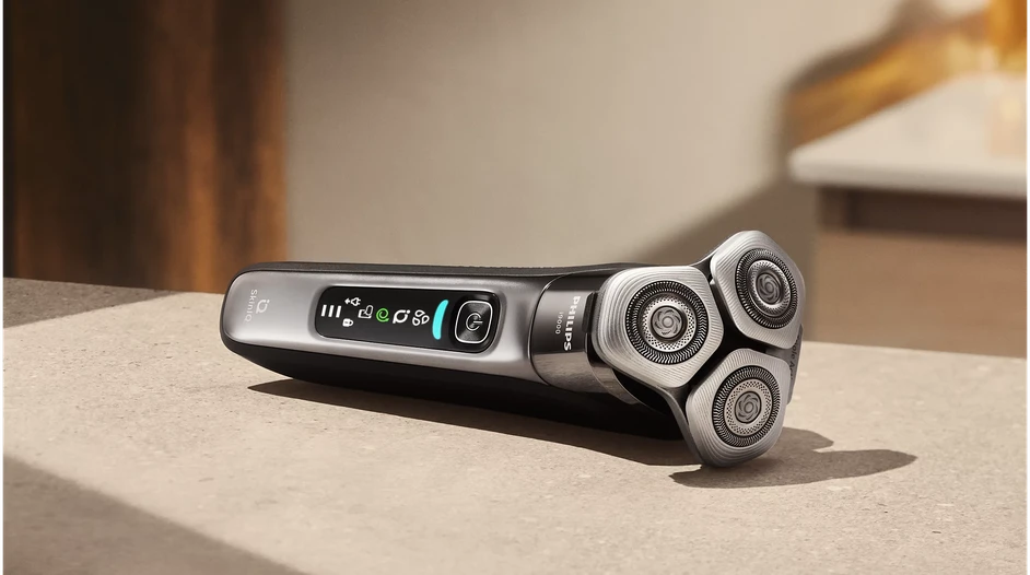 Philips i9000 drėgno ir sauso skutimo elektrinis skustuvas su „SkinIQ“ | X9002/10