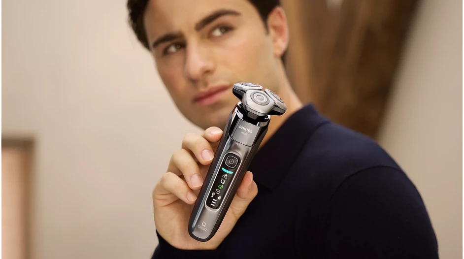 Philips i9000 drėgno ir sauso skutimo elektrinis skustuvas su „SkinIQ“ | X9002/10