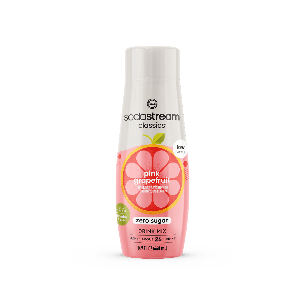 SodaStream Classics Pink Grapefruit Zero sirupas