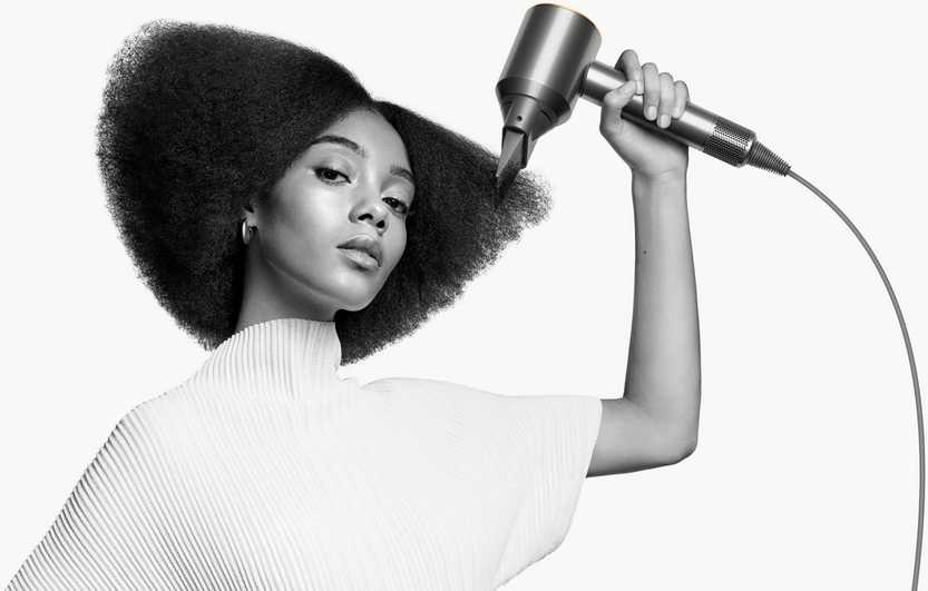 Plaukų džiovintuvas Dyson Supersonic HD07 Curly + Coily, Mėlynos ir vario spalvos