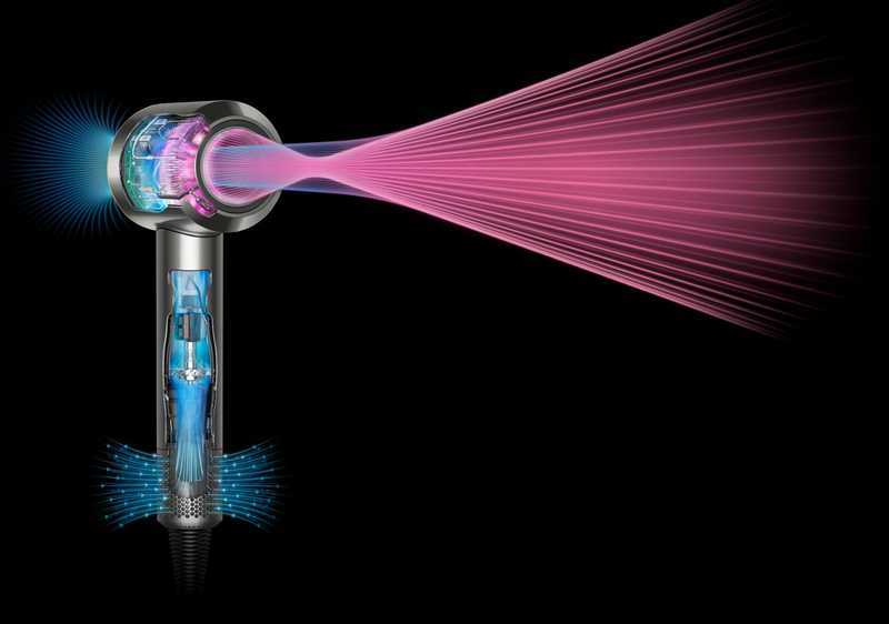 Plaukų džiovintuvas Dyson Supersonic HD07 Curly + Coily, Mėlynos ir vario spalvos