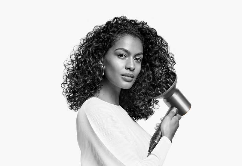Plaukų džiovintuvas Dyson Supersonic HD07 Curly + Coily, Mėlynos ir vario spalvos