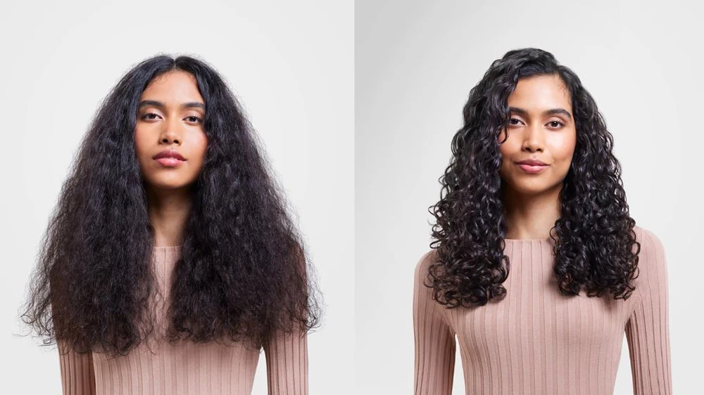 Plaukų džiovintuvas „Dyson Supersonic Nural™“ – „Curly+Coily“ (Amber silk/ Pink champagne spalvos)